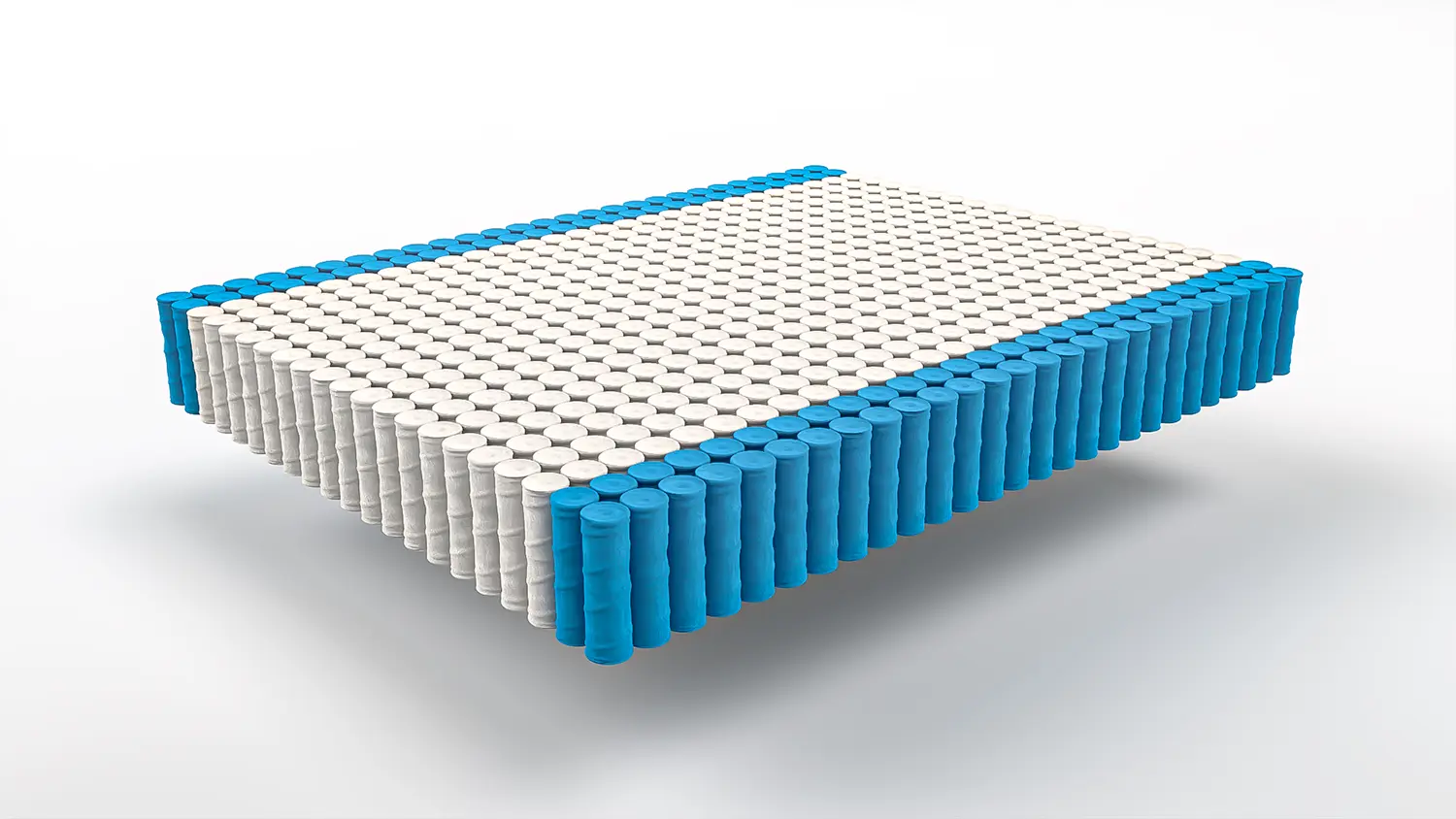 Comfy dual edge spring white