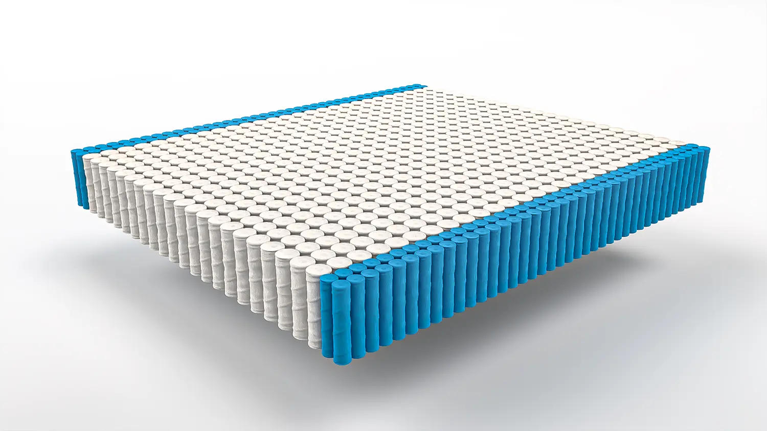 Comfy firm edge spring white